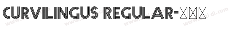 Curvilingus Regular字体转换